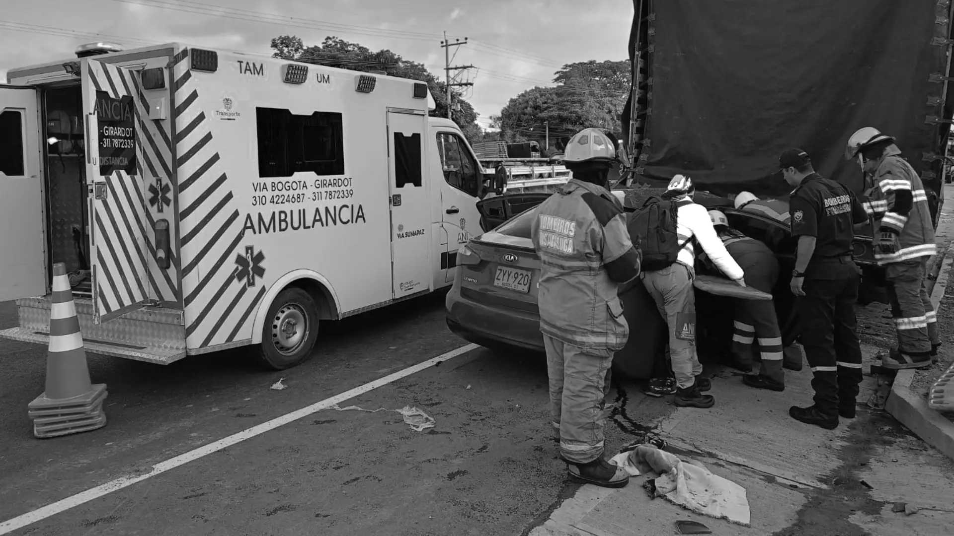 Video: fatal accidente en la vía Girardot - Bogotá dejó un muerto y tres heridos de gravedad