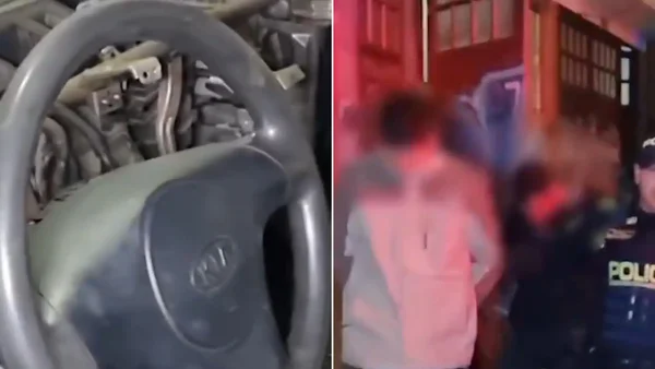 Hallan desguazadero de vehículos en Bogotá: ofrecieron '500 mil razones' a policías para no ser descubiertos