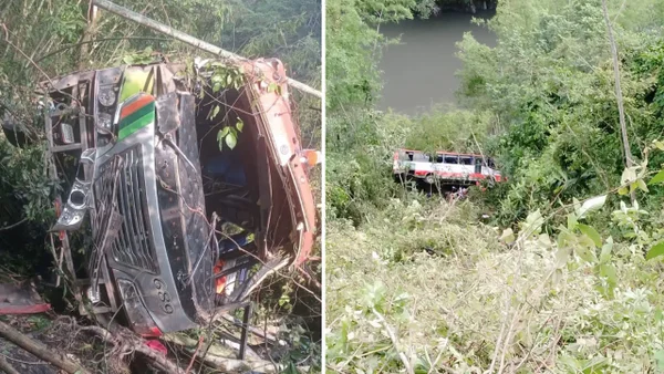 Nuevos detalles del bus que cayó a un abismo en la vía Bogotá - La Peña: este es el saldo de víctimas