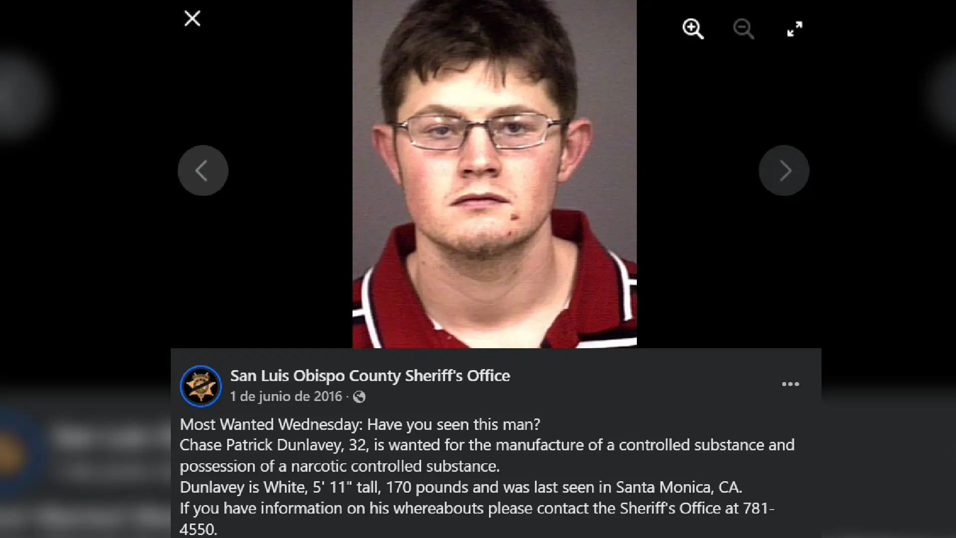 Reporte de autoridades norteamericanas.