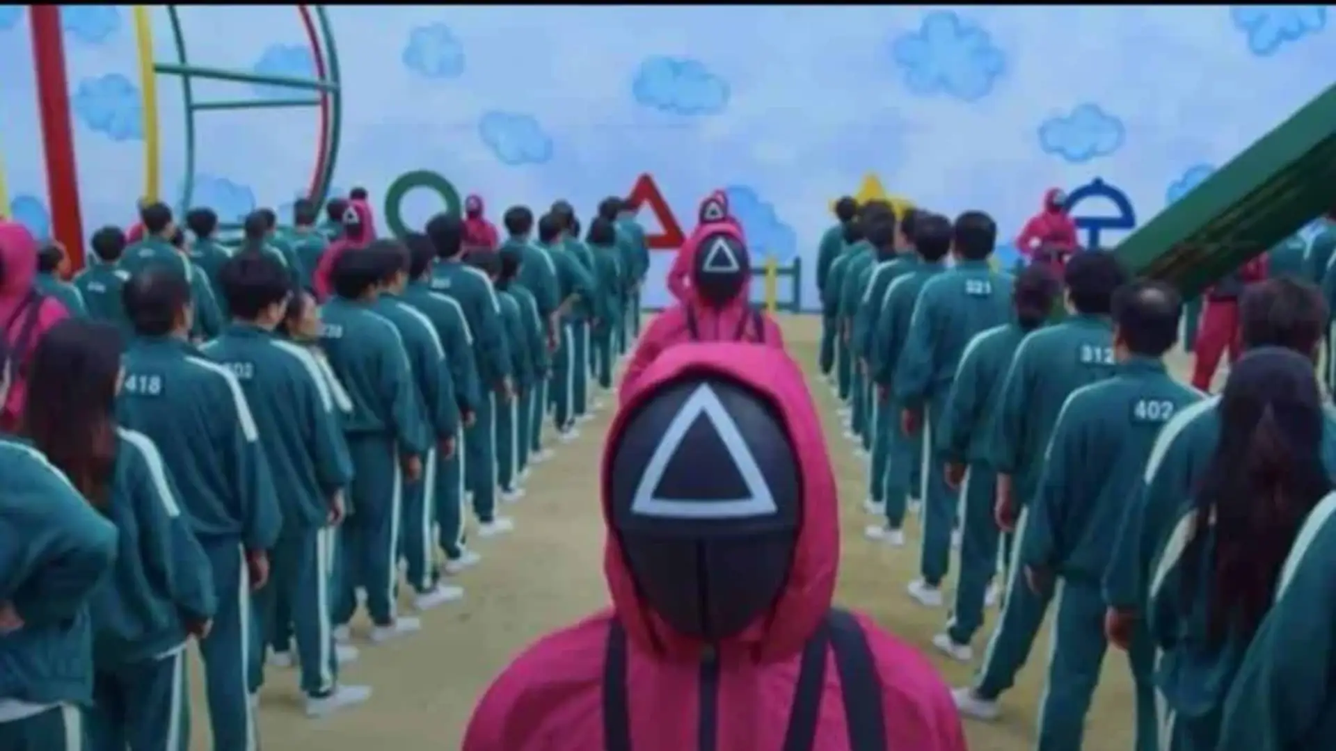 Niños están imitando la serie de El Juego del Calamar.