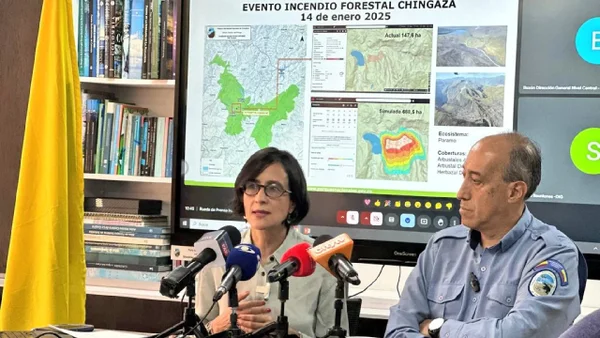 Ministerio de Ambiente anuncia acciones legales por incendio del Parque Natural Chingaza