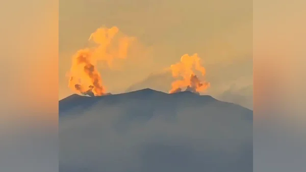 Nuevas alertas por el volcán Puracé: hubo caída de ceniza, olor a azufre y aumento de actividad