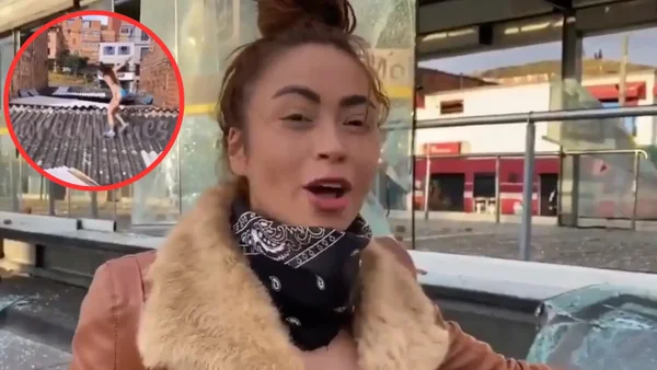 Revelan video de 'Epa Colombia' huyendo por los tejados: "No me voy a dejar"