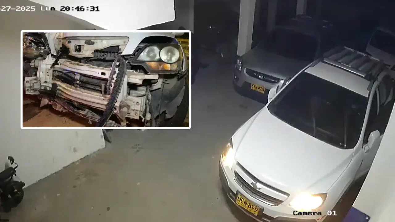 Así quedó una camioneta robada tras chocarse con un poste durante ...