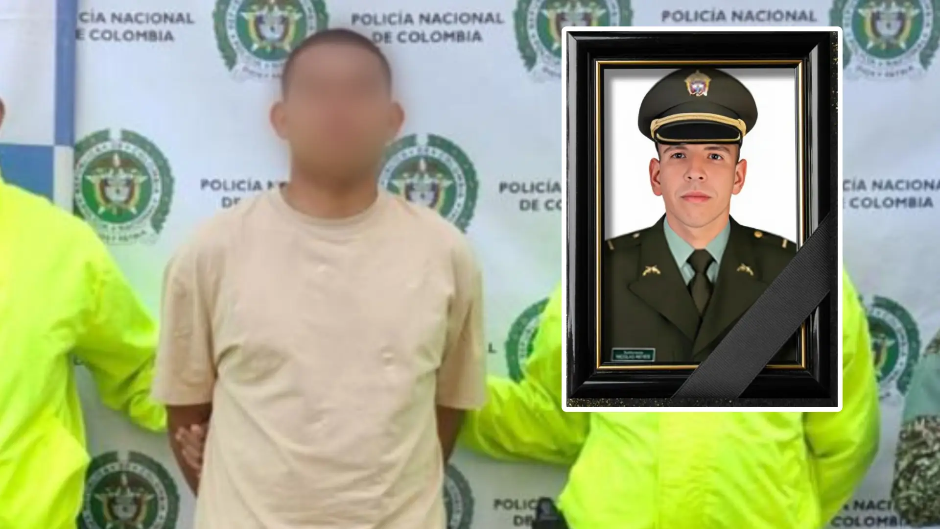 Policía asesinado en Zambrano.