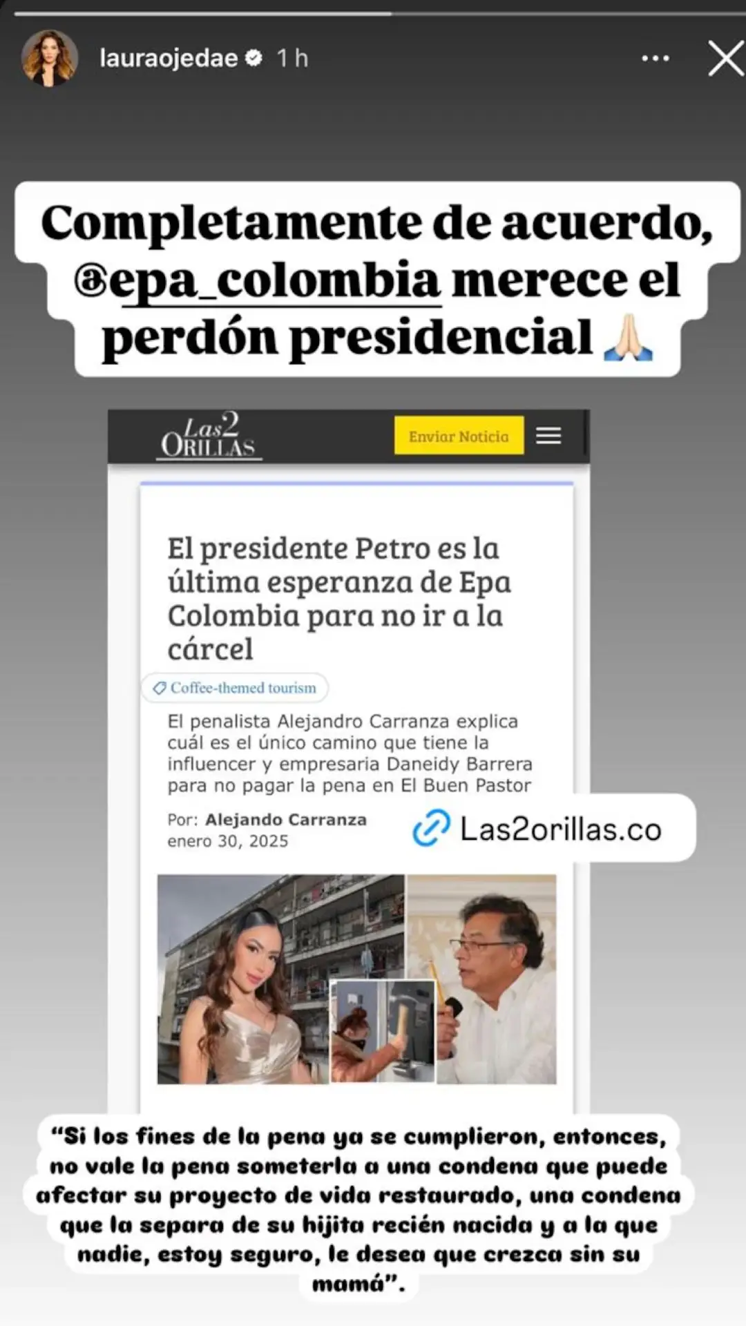 Publicación Laura Ojeda.