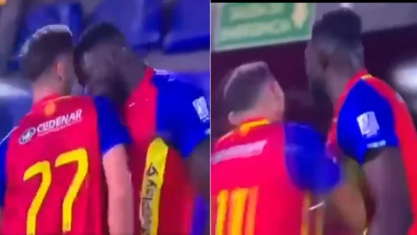 Jugadores de Pasto por poco se van a los golpes en pleno partido con Millonarios