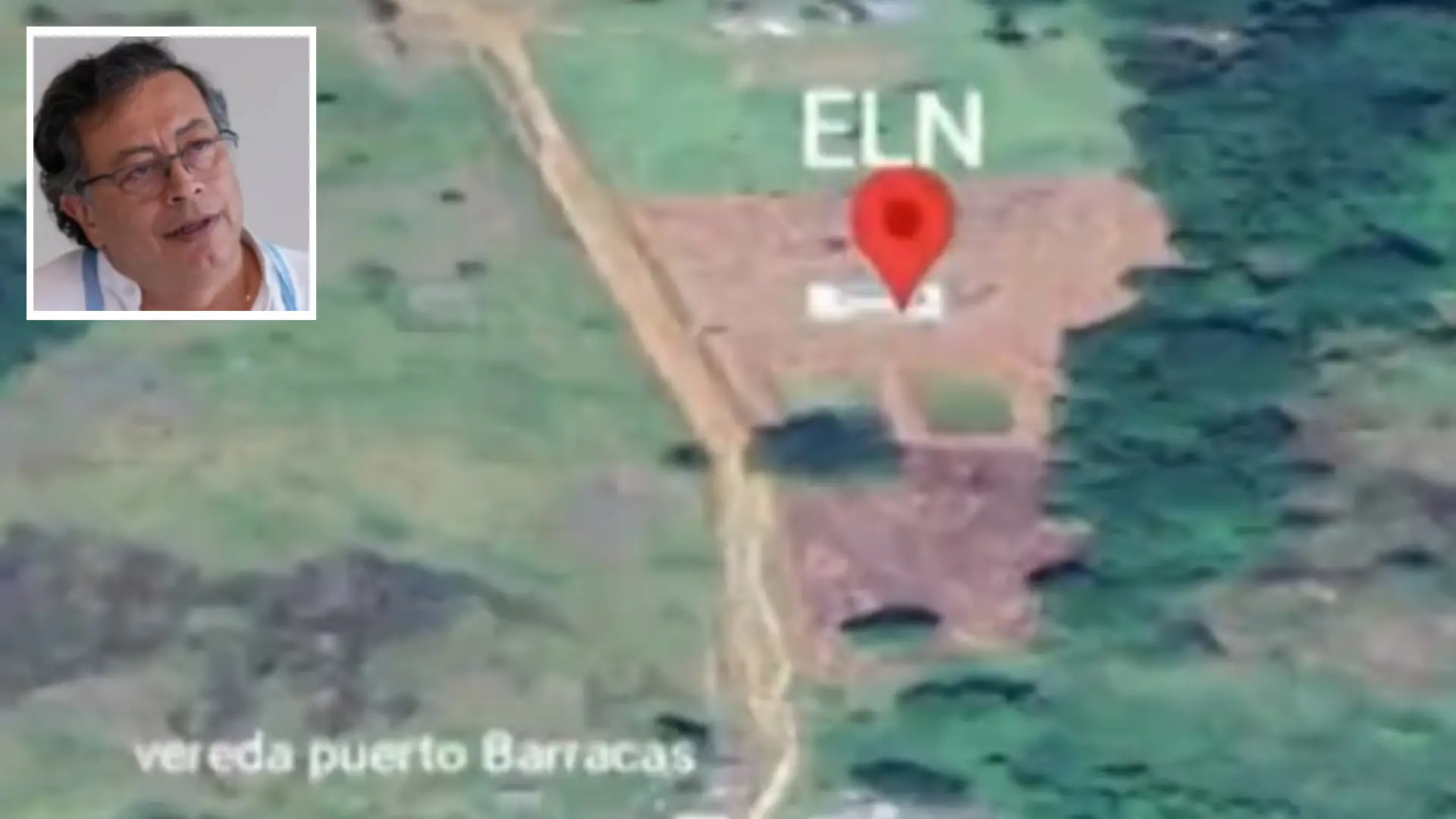 Petro y ubicación ELN