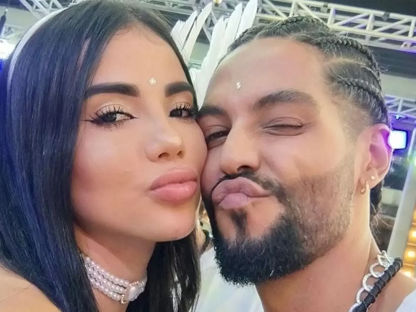 Karina García y Marlon Solorzano (Imagen tomada de RCN)