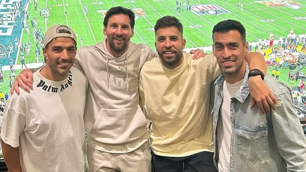 Los invitados de lujo que tuvo el Super Bowl 2025: ¡Messi, un fan más!