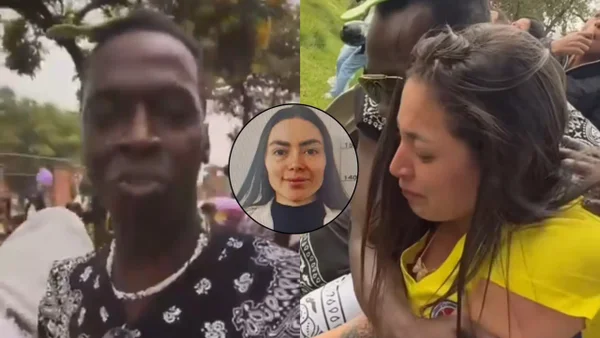 ¡Video! Ómar Murillo se unió a la marcha por 'Epa Colombia': entre lágrimas y súplicas por su libertad