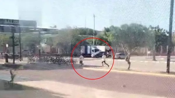 VIDEO | Balacera en centro comercial de Santa Marta tras violento asalto a vehículo de valores