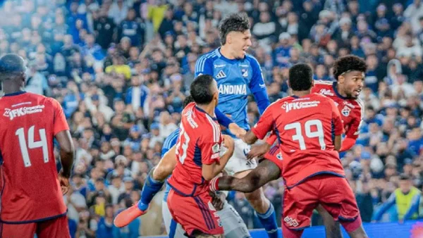 ¡Derrota azul! Así fue el gol con el que Millonarios perdió en El Campín vs. Independiente Medellín