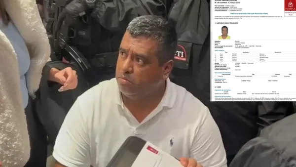 Esta es la circular roja de Interpol contra alias Araña por narcotráfico