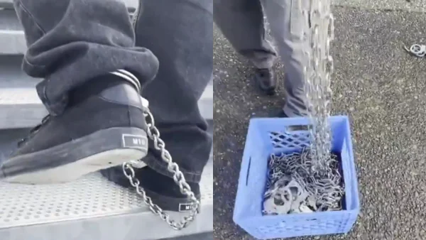 De manos y pies encadenan a migrantes deportados: la Casa Blanca compartió el polémico video De manos y pies encadenan a migrantes deportados: la Casa Blanca compartió el polémico video