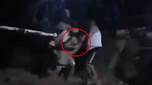 Video registró angustioso rescate de un hombre que fue arrastrado por un río en Santander