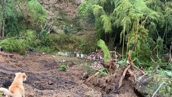 Dos niños entre los desaparecidos por deslizamiento que sepultó cinco viviendas en Caldas Dos niños entre los desaparecidos por deslizamiento que sepultó cinco viviendas en Caldas