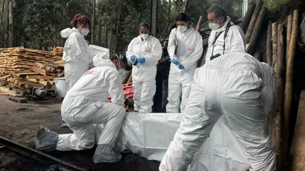 Logran extraer los cuerpos de los dos mineros atrapados en socavón tras explosión en Samacá