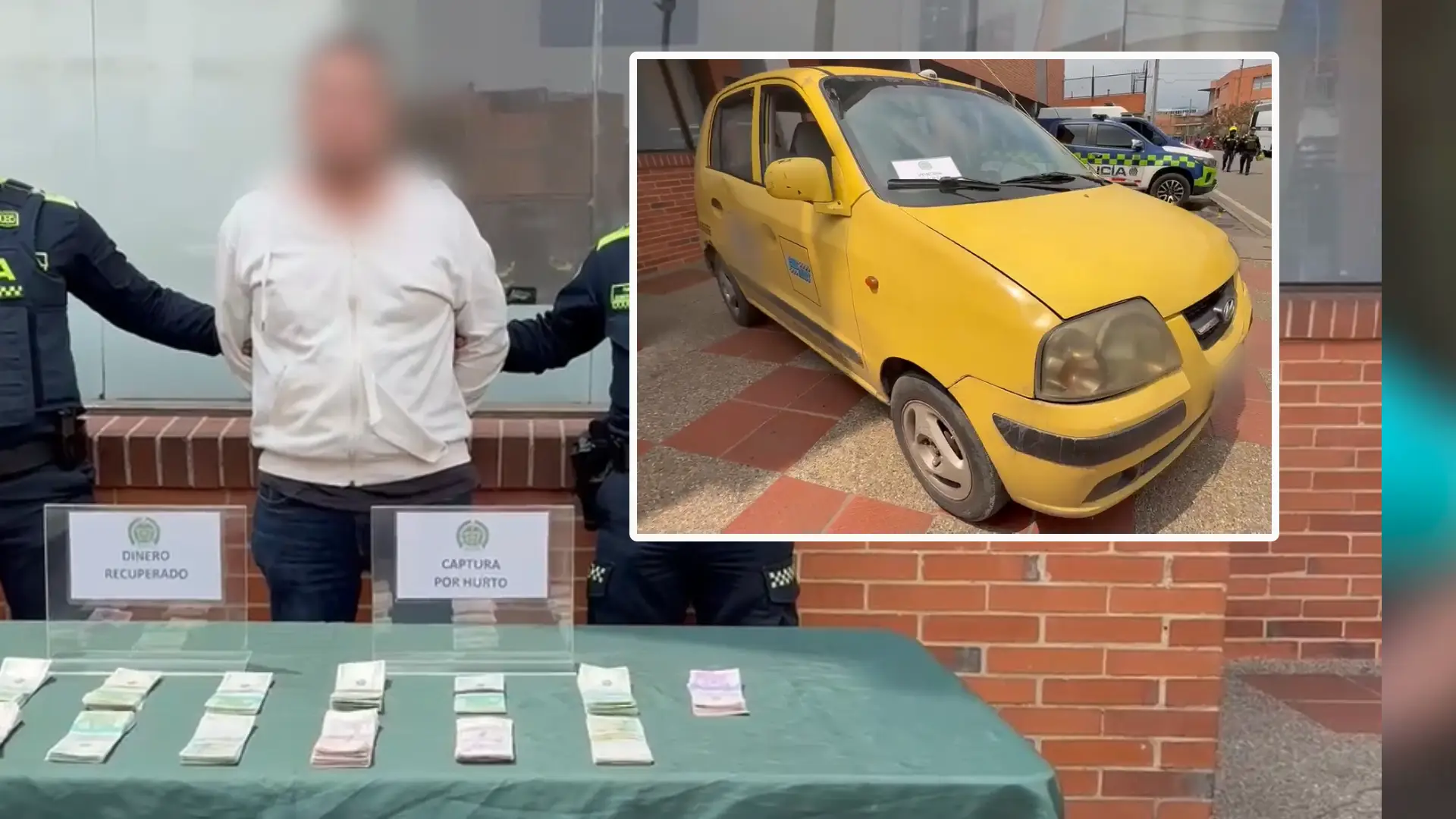 Ladrón pretendía escapar luego de robar millonaria suma de dinero.