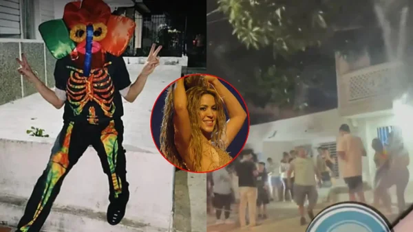 Barranquilleros hacen fila para sentarse donde estuvo Shakira: al cemento ya le pusieron nombre