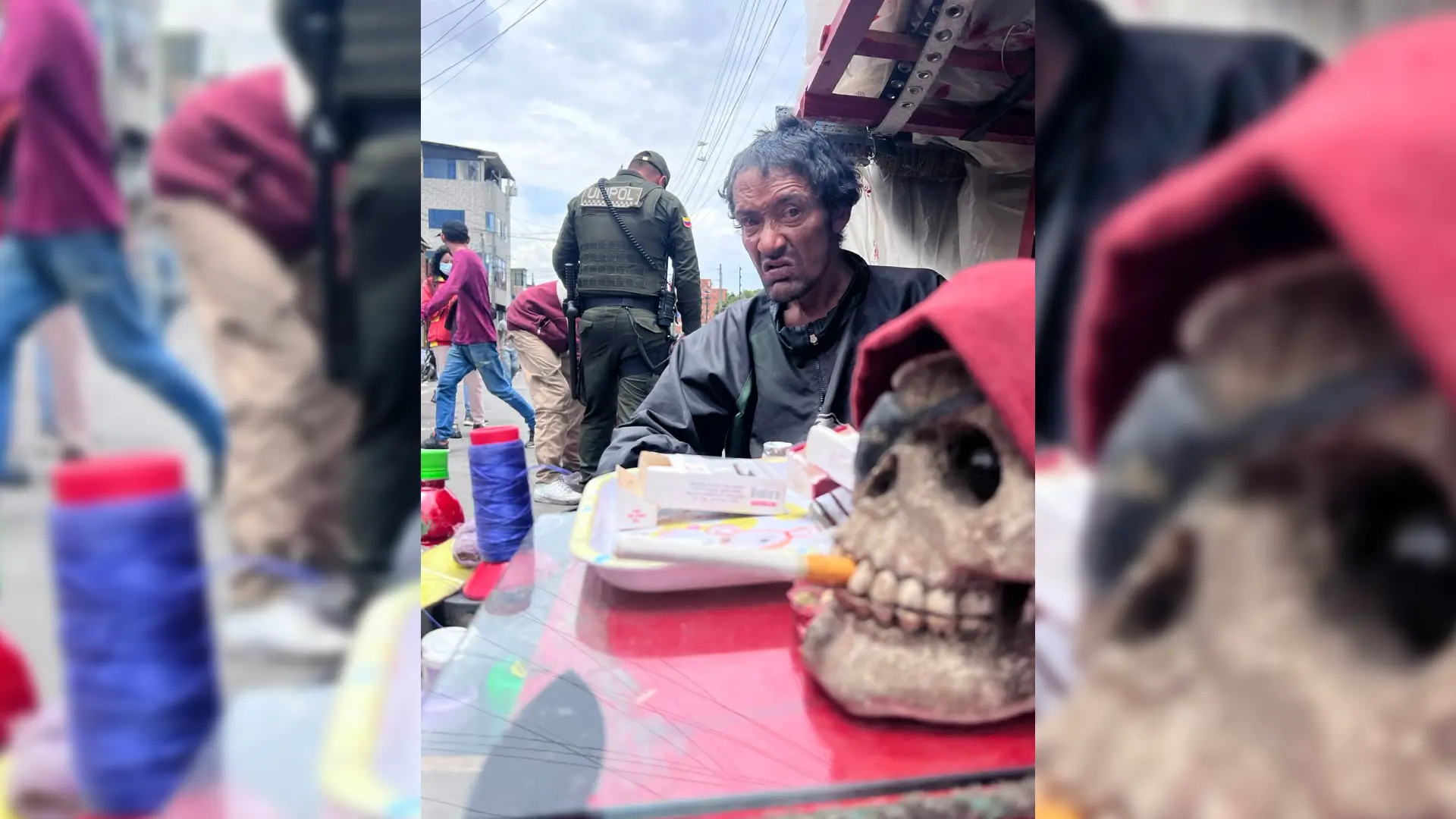 Operativo en San Bernardo. 