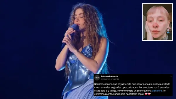 Páramo le dio una sorpresa a mujer que fue estafada al comprar boletas para Shakira: así lo logró Páramo le dio una sorpresa a mujer que fue estafada al comprar boletas para Shakira: así lo logró