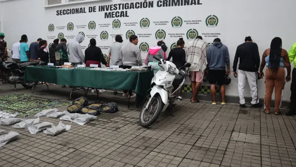 Desarticularon dos bandas relacionadas con homicidios y tráfico de drogas en Cali