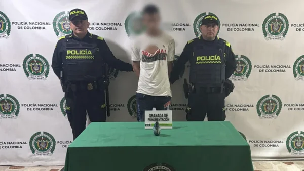 Capturan con una granada en su ropa al coordinador del tráfico de droga en María Paz, Kennedy Capturan con una granada en su ropa al coordinador del tráfico de droga en María Paz, Kennedy