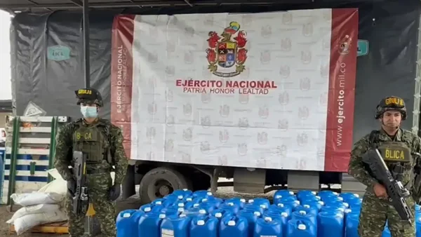 En una vivienda en Popayán, Ejército encontró 14 toneladas de insumos para explosivos