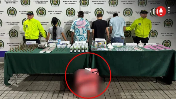 Video | Así era uno de los laboratorios de droga sintética más grande de Colombia