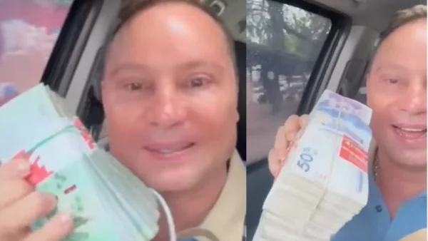 EN VIDEO: a Giovanny Ayala le sonrió la suerte y se ganó un millonario chance