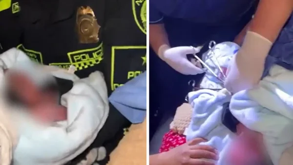 Video: policías atendieron el parto de una mujer que no pudo ingresar a un centro médico en Cali