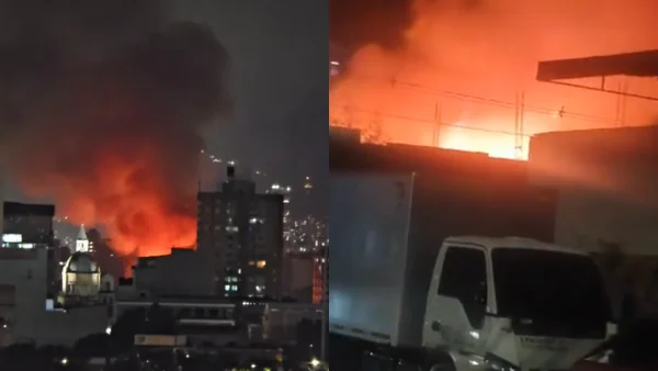 Video: grave incendio en el centro Medellín deja una persona fallecida