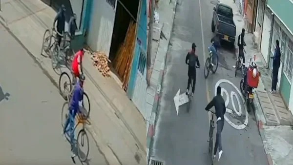 Los videos de la banda que roba en bicicletas en Soacha y Bogotá: comerciantes piden acciones