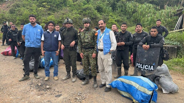 Liberados los 29 uniformados secuestrados en el Cañón del Micay Liberados los 29 uniformados secuestrados en el Cañón del Micay