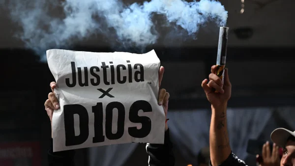 Inició juicio por la muerte de Diego Maradona: fuerte imagen revelada