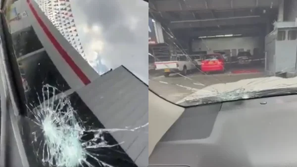 VIDEO | Atacan con piedras el carro del exalcalde de Envigado en la Avenida Regional de Medellín VIDEO | Atacan con piedras el carro del exalcalde de Envigado en la Avenida Regional de Medellín