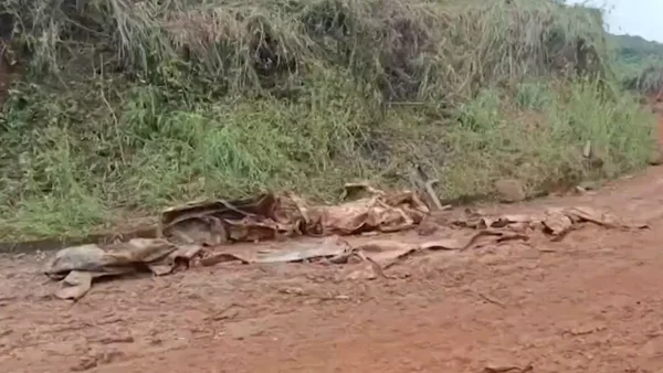En video: así quedó el lugar donde ocurrió el ataque con explosivos a convoy militar en Cauca