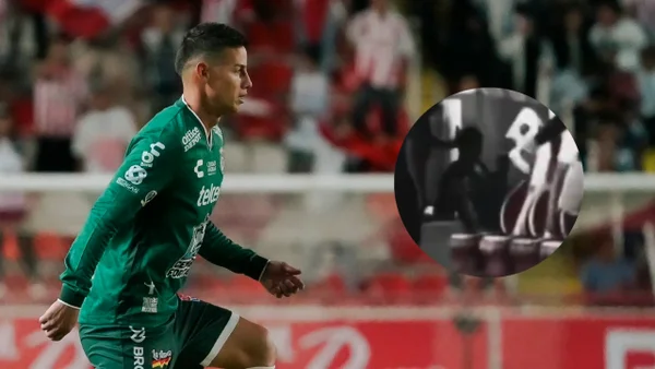 Revelan video de la furia de James Rodríguez tras derrota de León con Necaxa
