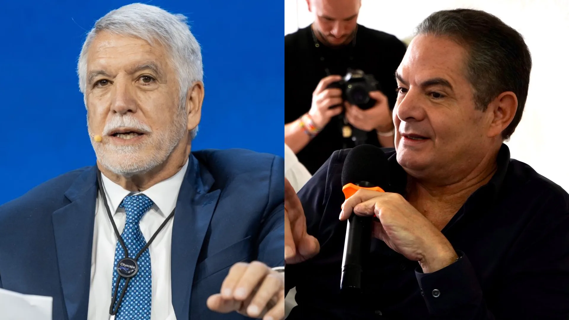 Enrique Peñalosa y Germán Vargas Lleras