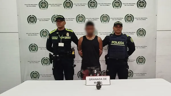 Cayó en una requisa y con una granada el sicario más buscado del sur de Bogotá