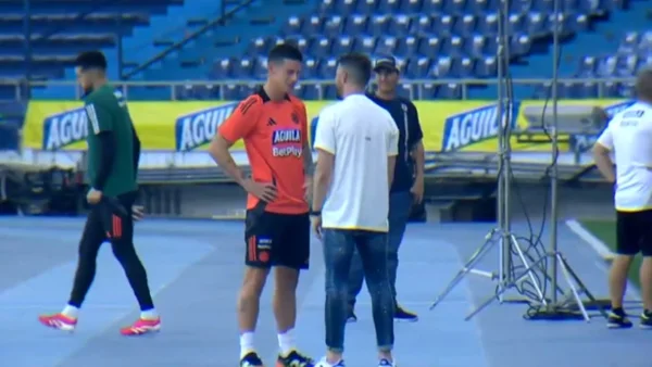 Campeón del Mundo en el 2010 llegó hasta el Metropolitano para ver a Colombia Campeón del Mundo en el 2010 llegó hasta el Metropolitano para ver a Colombia