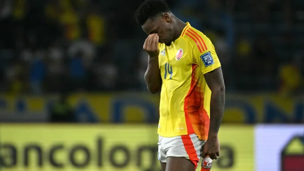 Jhon Jader Durán, una vez más, enfrentó a periodistas en zona mixta