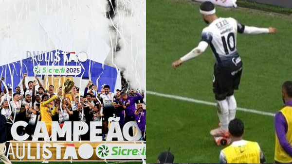 Memphis Depay se paró sobre el balón en plena final del Campeonato Paulista y desató el caos en Brasil