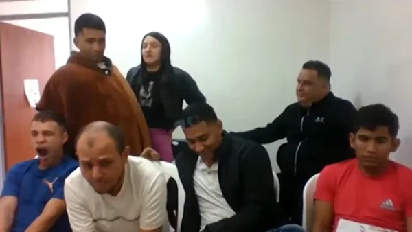 Risas y bostezos: esta fue la reacción de 15 miembros del Tren de Aragua al enterarse que irían a prisión