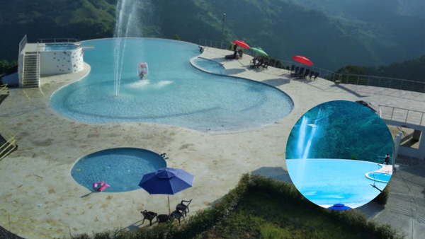 La piscina 'infinita' que está de moda en Semana Santa y queda muy cerca de Bogotá