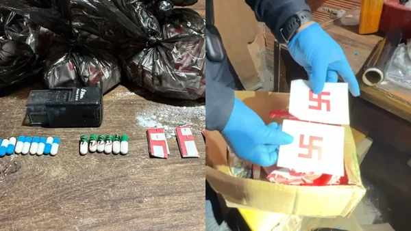 Policía encontró 18.000 dosis de droga y simbología nazi en un operativo en San Bernardo