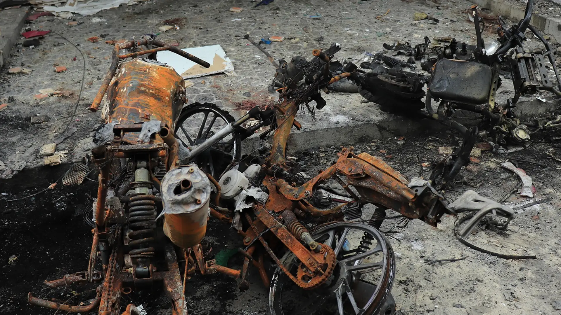 Atentado con moto bomba en La Plata, Huila.