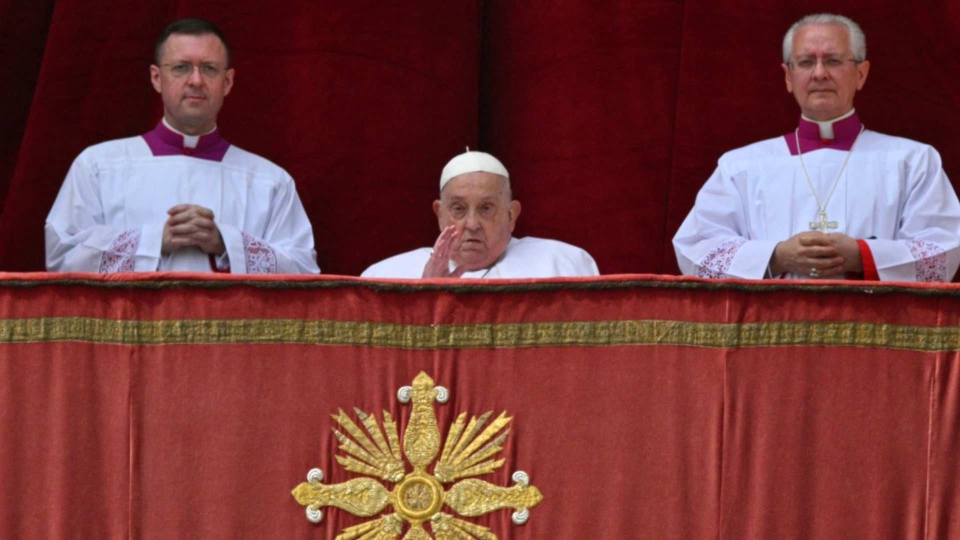 El papa Francisco reapareció el Domingo de Pascua e impartió la bendición Urbi et Orbi